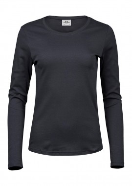 Tee Jays - Γυναικείο Μακρυμάνικο T-Shirt Interlock 590 Tee Jays Dark Grey