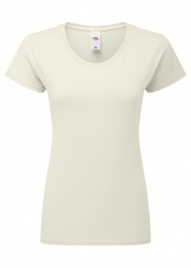 Fruit of the Loom - Γυναικείο T-Shirt 61-424-0 Fruit of the Loom Iconic 195 Ringspun Premium Natural