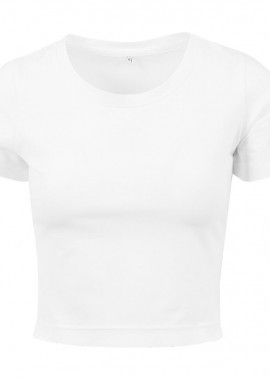 BYB - Γυναικείο Cropped T-Shirt BY042 Build Your Brand White