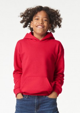 Παιδικό Φούτερ με Κουκούλα SF500B Gildan Softstyle Midweight Fleece Hoodie Red
