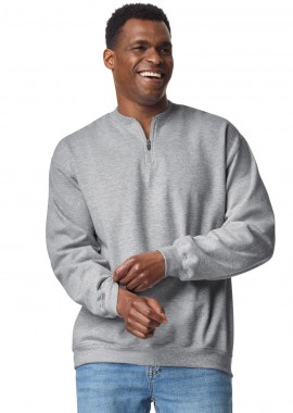 Gildan - Φούτερ με Φερμουάρ 1/4 SF008 Gildan Softstyle Midweight Fleece Sport Grey