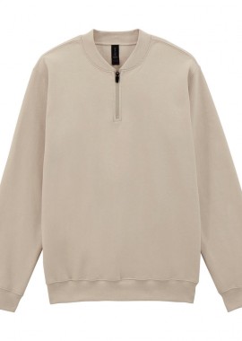 Gildan - Φούτερ με Φερμουάρ 1/4 SF008 Gildan Softstyle Midweight Fleece Sand