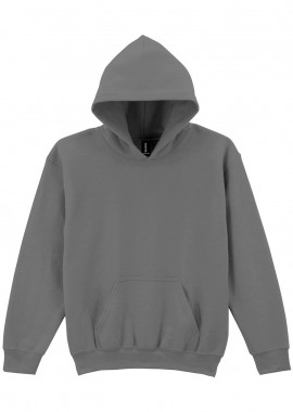 Παιδικό Φούτερ με Κουκούλα 18500B Gildan Heavy Blend Charcoal