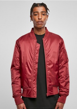 BYB - Μπουφάν Bomber BY030 Build Your Brand Burgundy
