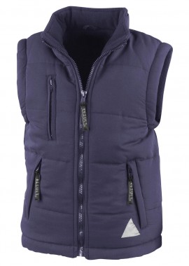 Παιδικό Αμάνικο Μπουφάν R088J Result Ultra Padded Navy
