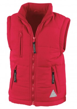 Παιδικό Αμάνικο Μπουφάν R088J Result Ultra Padded Red