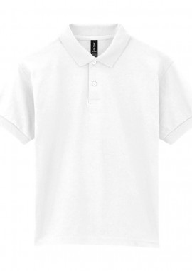 Παιδικό Μπλουζάκι Polo 8800B Gildan DryBlend Jersey White