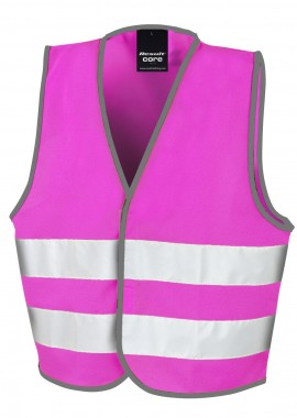 Παιδικό Γιλέκο Υψηλής Ορατότητας R200JEV Result Safe-Guard Fluorescent Pink