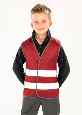 Result - Παιδικό Γιλέκο Υψηλής Ορατότητας R200JEV Result Safe-Guard Burgundy