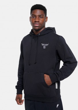 Nike NBA Chicago Bulls Dri-FIT Ανδρική Μπλούζα με Κουκούλα (9000232015_86329)