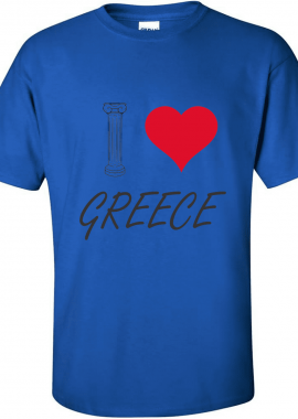GILDAN - Κοντομάνικο I love Greece