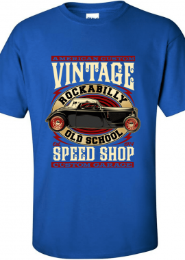 GILDAN - Ανδρική μπλούζα Vintage Rockabilly