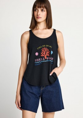 FUNKY BUDDHA - Γυναικείο tank top με τύπωμα