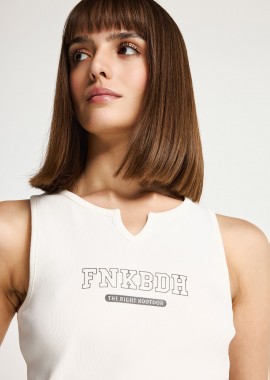 FUNKY BUDDHA - Γυναικείο tank top με τύπωμα