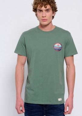FUNKY BUDDHA - T-shirt από οργανικό βαμβάκι με τύπωμα
