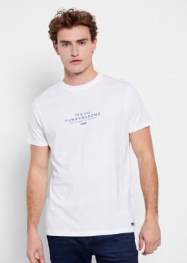 FUNKY BUDDHA - T-shirt με Funky Buddha τύπωμα στο στήθος
