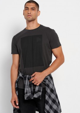 FUNKY BUDDHA - Relaxed fit t-shirt με τύπωμα στο στήθος