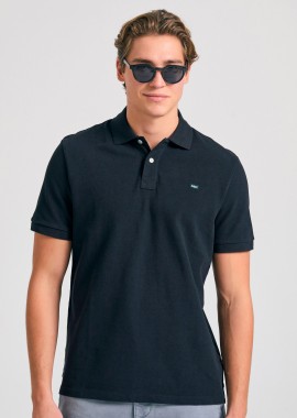 FUNKY BUDDHA - Polo μπλούζα με κεντημένο logo - The essentials