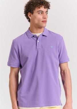 FUNKY BUDDHA - Polo μπλούζα με κεντημένο logo - The essentials