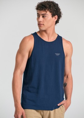 FUNKY BUDDHA - Ανδρικό tank top με logo στο στήθος