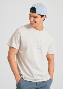 FUNKY BUDDHA - T-shirt με text artwork τύπωμα