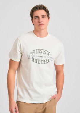 FUNKY BUDDHA - T-shirt με graphic τύπωμα
