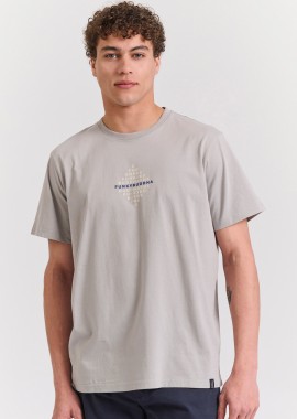 FUNKY BUDDHA - T-shirt με τύπωμα στο στήθος