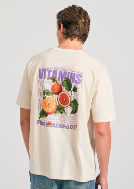 FUNKY BUDDHA - Oversized t-shirt με graphic τύπωμα στην πλάτη