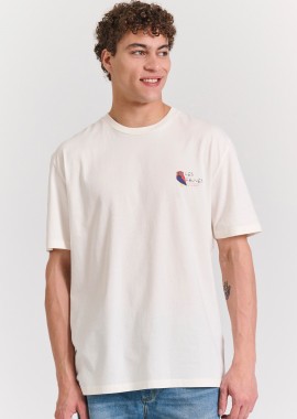 FUNKY BUDDHA - Relaxed fit t-shirt με graphic τύπωμα