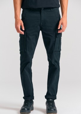 FUNKY BUDDHA - Ανδρικό comfort cargo παντελόνι - The essentials