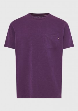 FUNKY BUDDHA - T-shirt με τσέπη στο στήθος