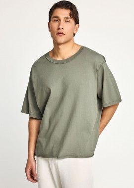 FUNKY BUDDHA - Ανδρικό oversized t-shirt από βαμβάκι - The essentials