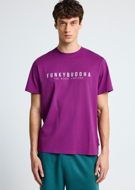 FUNKY BUDDHA - Ανδρικό βαμβακερό t-shirt με τύπωμα