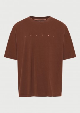 FUNKY BUDDHA - Ανδρικό oversized t-shirt με τύπωμα στην πλάτη