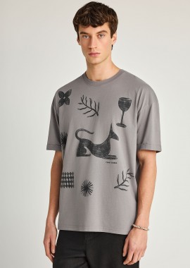 FUNKY BUDDHA - T-shirt με τύπωμα