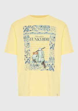 FUNKY BUDDHA - Ανδρικό βαμβακερό t-shirt με τύπωμα