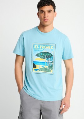 FUNKY BUDDHA - Ανδρικό t-shirt με τύπωμα