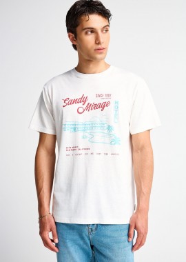 FUNKY BUDDHA - Ανδρικό βαμβακερό t-shirt με τύπωμα