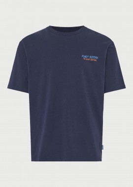 FUNKY BUDDHA - Ανδρικό t-shirt με τύπωμα στην πλάτη