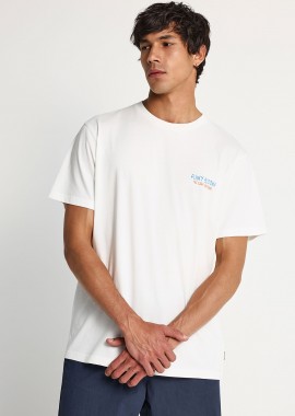 FUNKY BUDDHA - Ανδρικό t-shirt με τύπωμα στην πλάτη