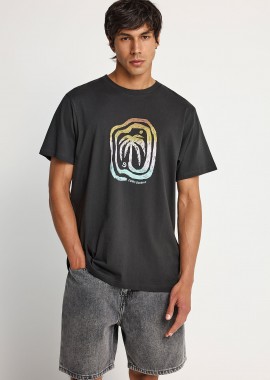 FUNKY BUDDHA - Ανδρικό βαμβακερό t-shirt με τύπωμα