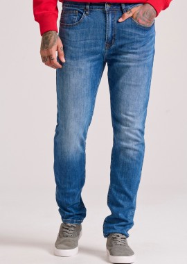 FUNKY BUDDHA - Slim tapered fit τζιν παντελόνι