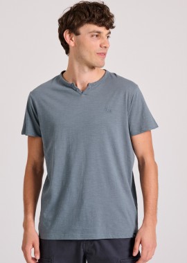 GARAGE 55 - T-shirt με λαιμό henley Garage 55
