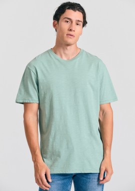 GARAGE 55 - Βαμβακερό t-shirt με κεντημένο logo Garage 55.