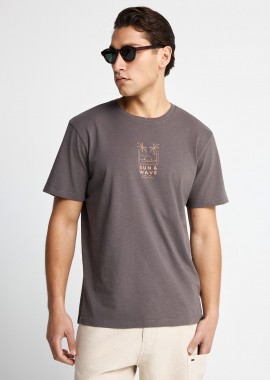 GARAGE 55 - Ανδρικό t-shirt Garage 55 με τύπωμα στην πλάτη