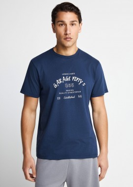 GARAGE 55 - Ανδρικό t-shirt Garage 55 με τύπωμα