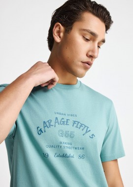GARAGE 55 - Ανδρικό t-shirt Garage 55 με τύπωμα