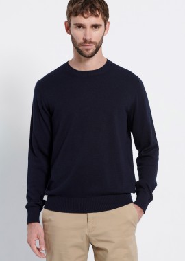 - Slim fit πουλόβερ με μίξη από μαλλί Marron
