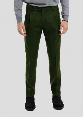BERWICH - BERWICH Ανδρικό Πράσινο Green Retro Theca Trousers