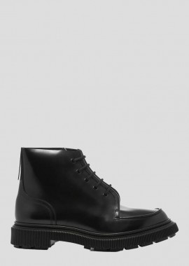 ADIEU - ADIEU Ανδρικό Μαύρο Type 164 Lace Up Boots